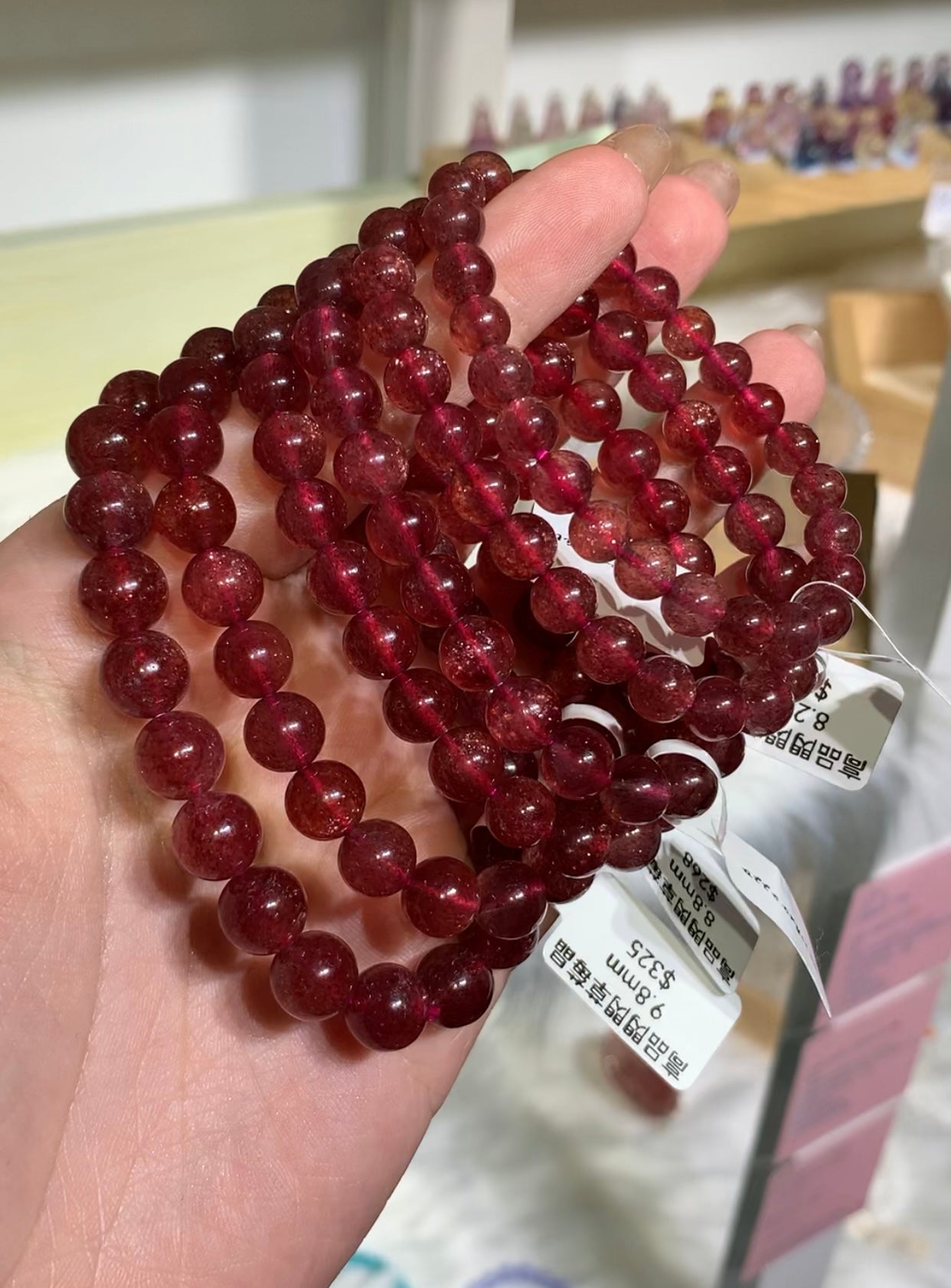 Strawberry Crystal/White Water Strawberry Crystal