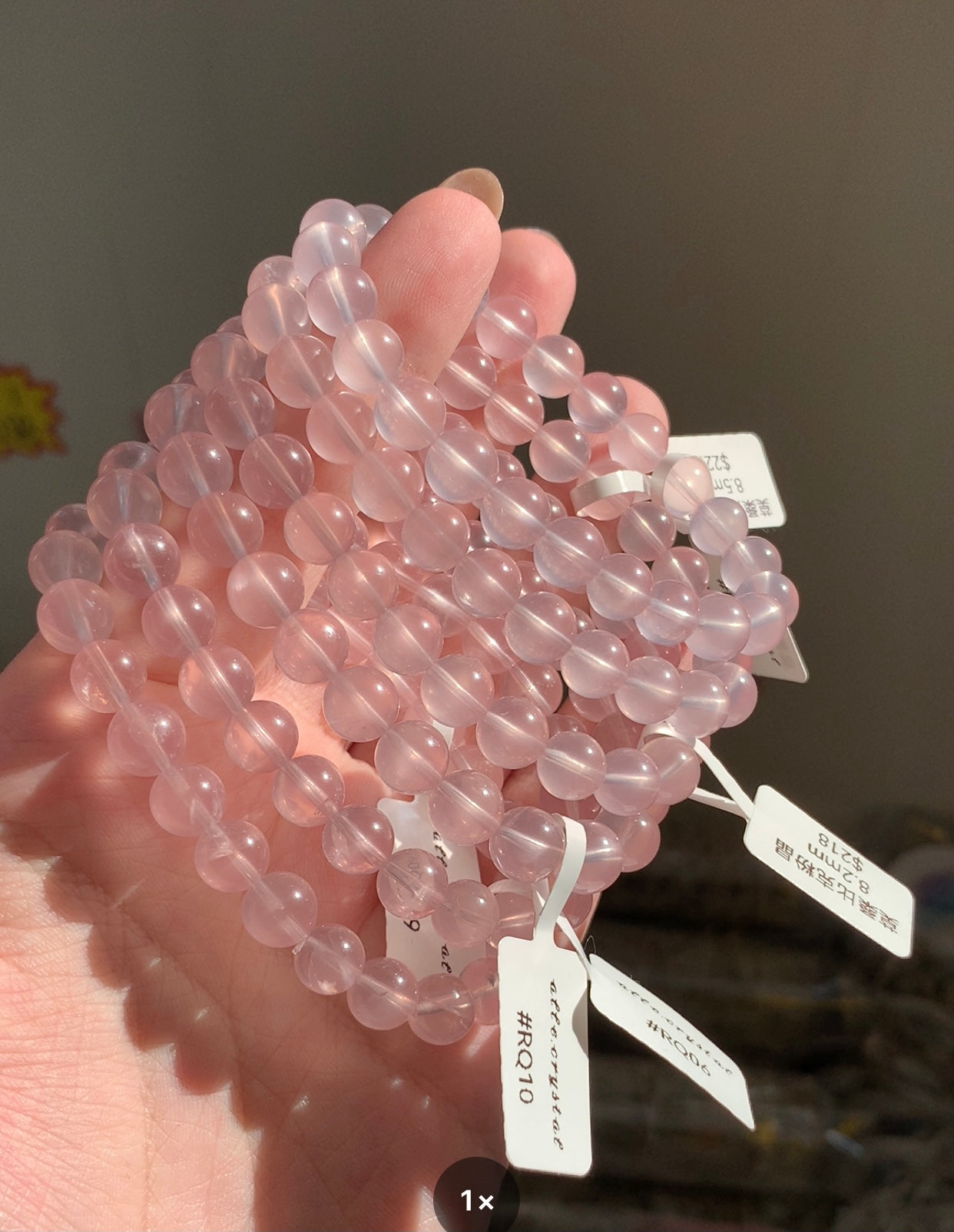 Pink crystal