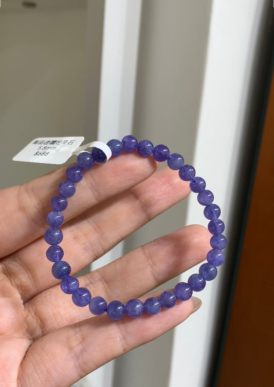 高品透體坦桑石 5.8mm