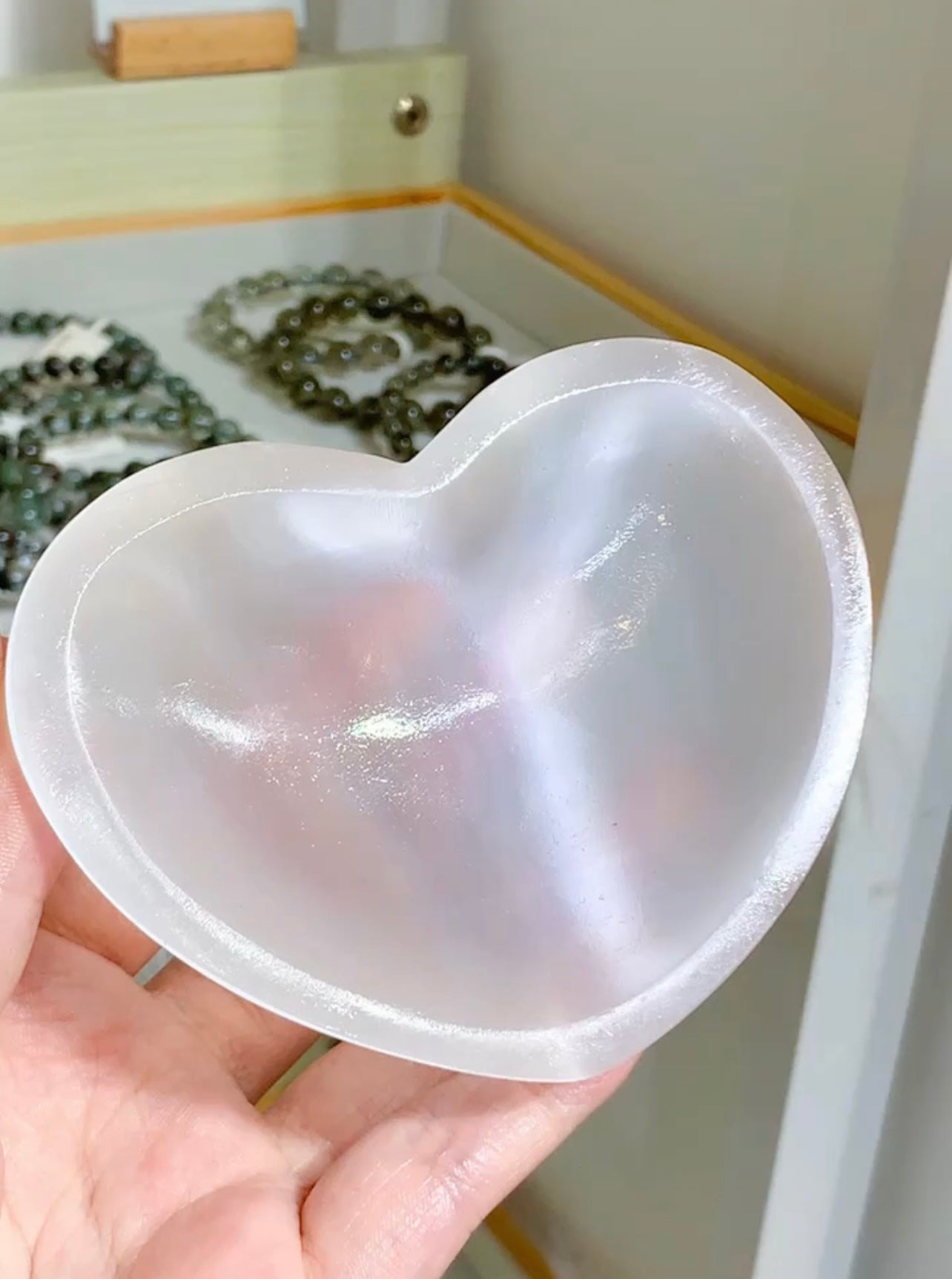 心心-高品石膏石碟