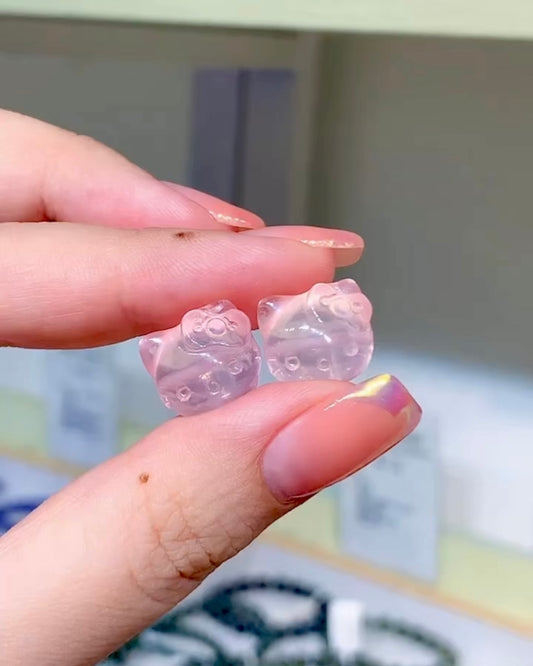 高品粉晶 Hello Kitty✨