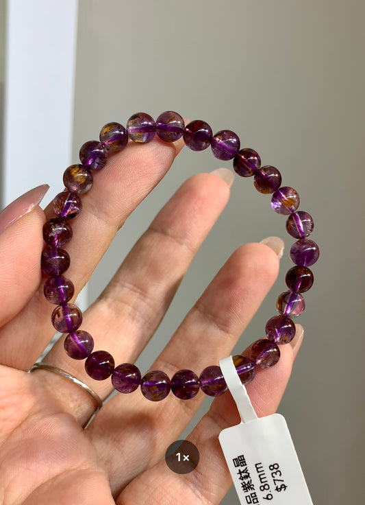 高品紫鈦晶 6.8mmm