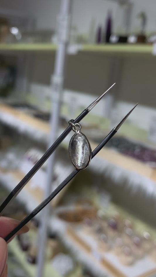 高品黑銀鈦吊墜 #2