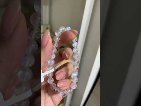 高品奶油月亮石 7.5mm