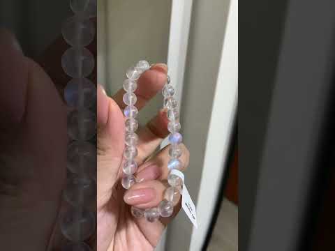 高品奶油月亮石 7.5mm