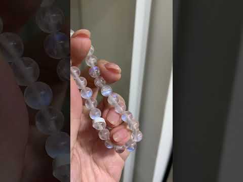 高品奶油月亮石 7.5mm