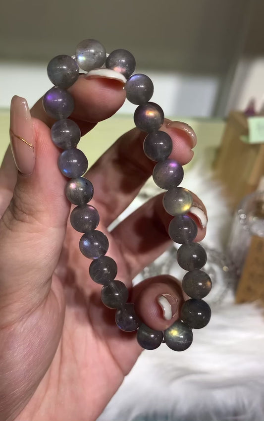 紫光拉長石 8.5mm