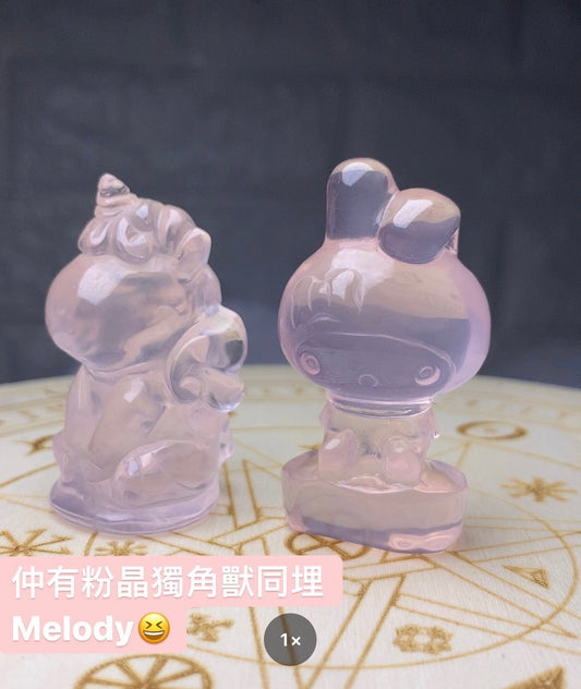 Pink Crystal Unicorn/Melody