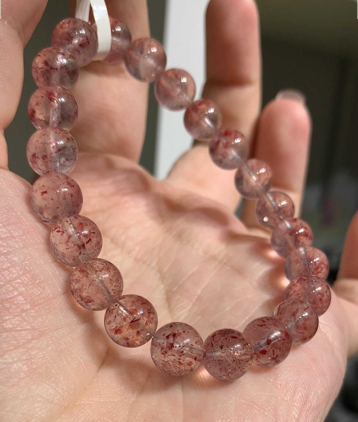 頂級白水體草莓晶 8.8mm