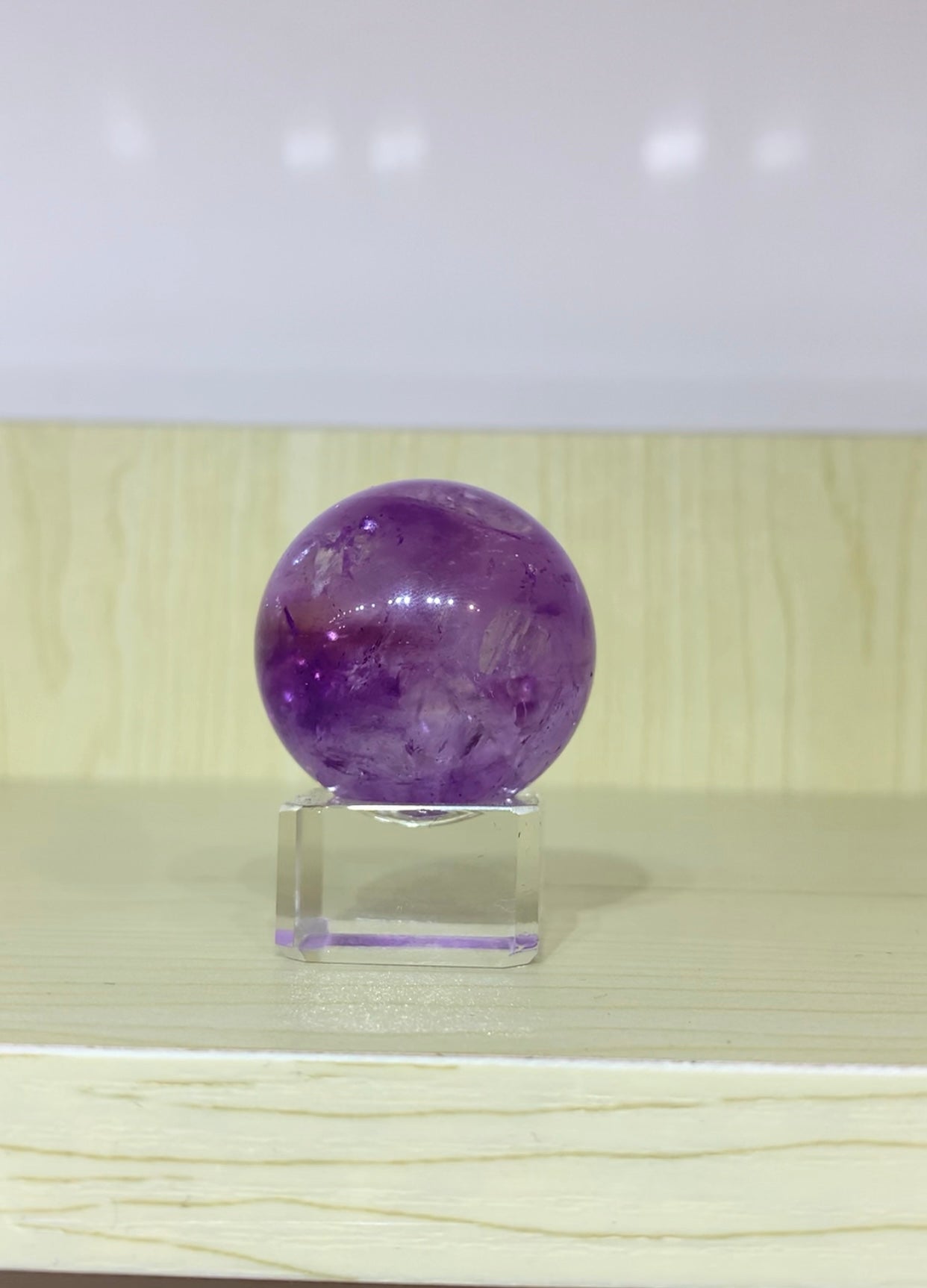 紫水晶波波 (連座)