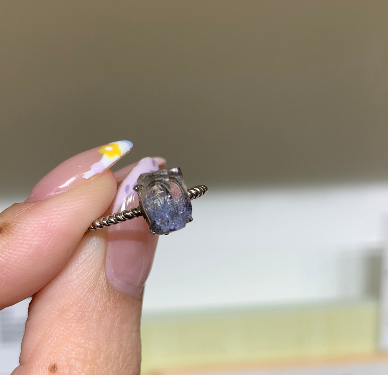 藍線石戒指
