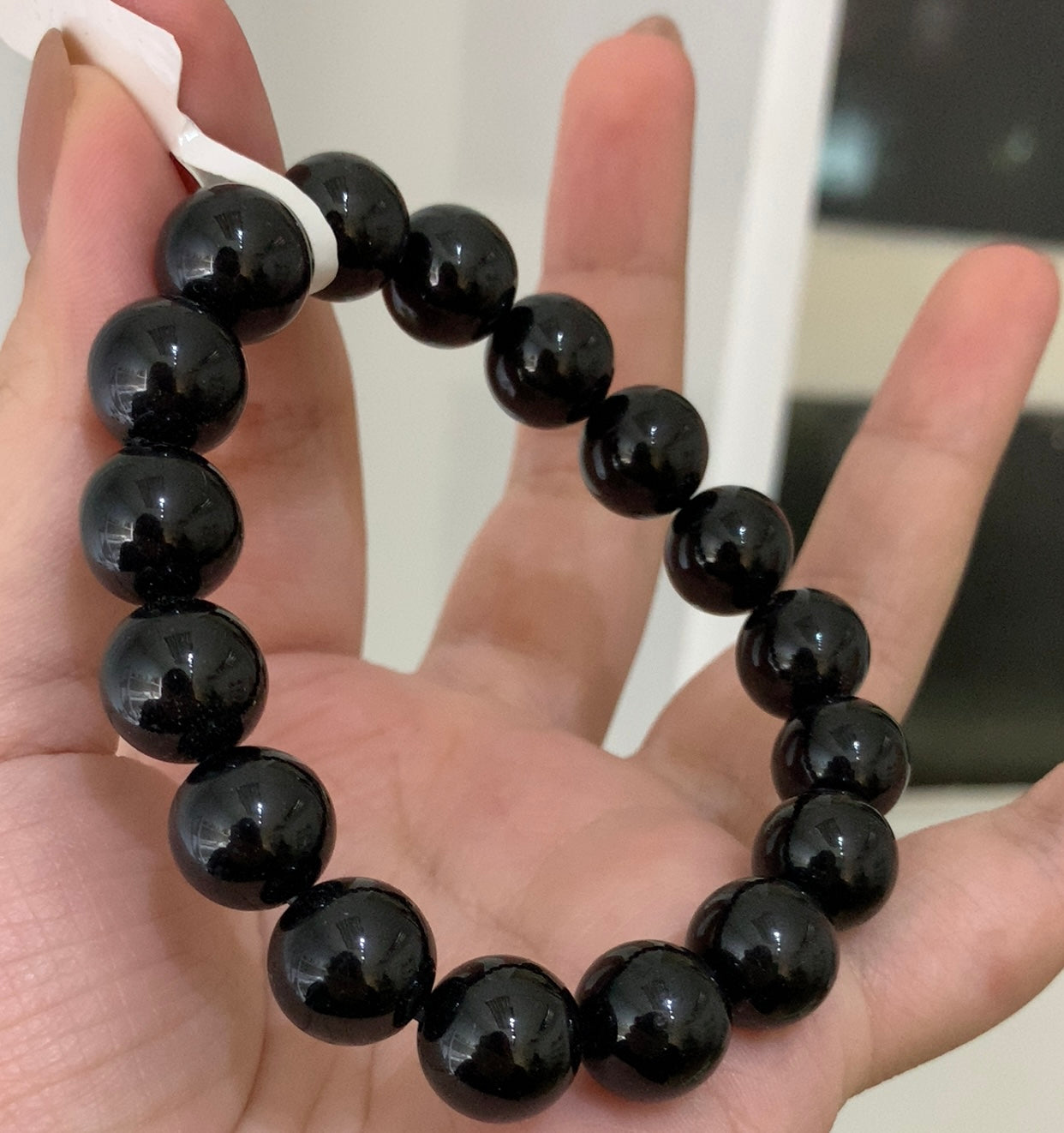 Black tourmaline 8.2mm-12mm