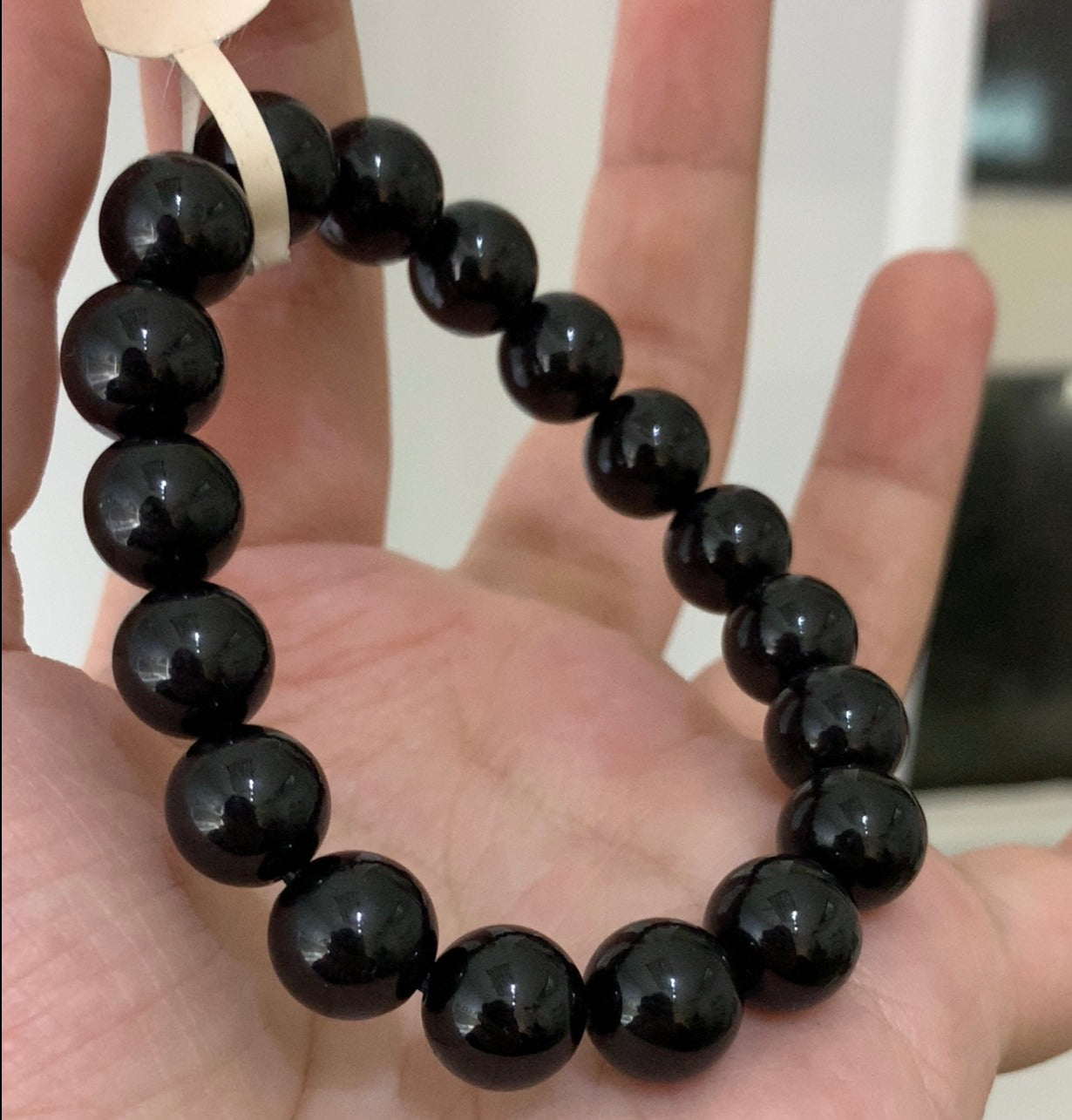 Black tourmaline 8.2mm-12mm