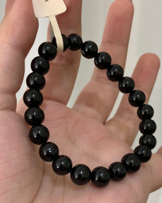 Black tourmaline 8.2mm-12mm