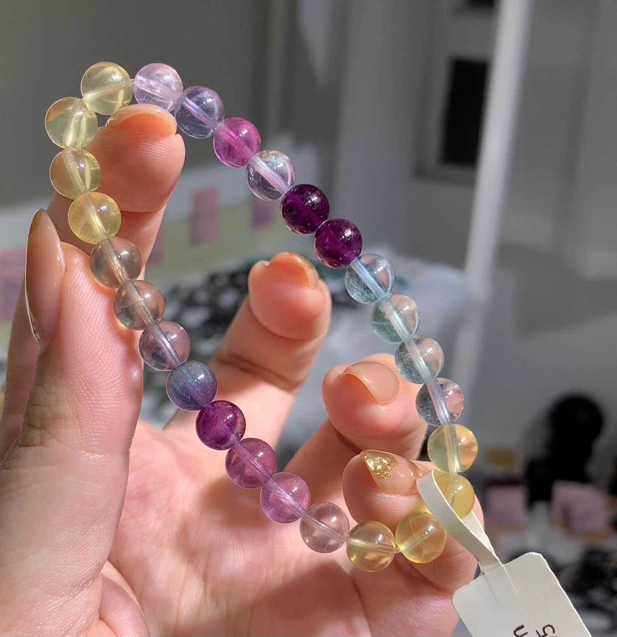 Color Fluorite 7.2mm