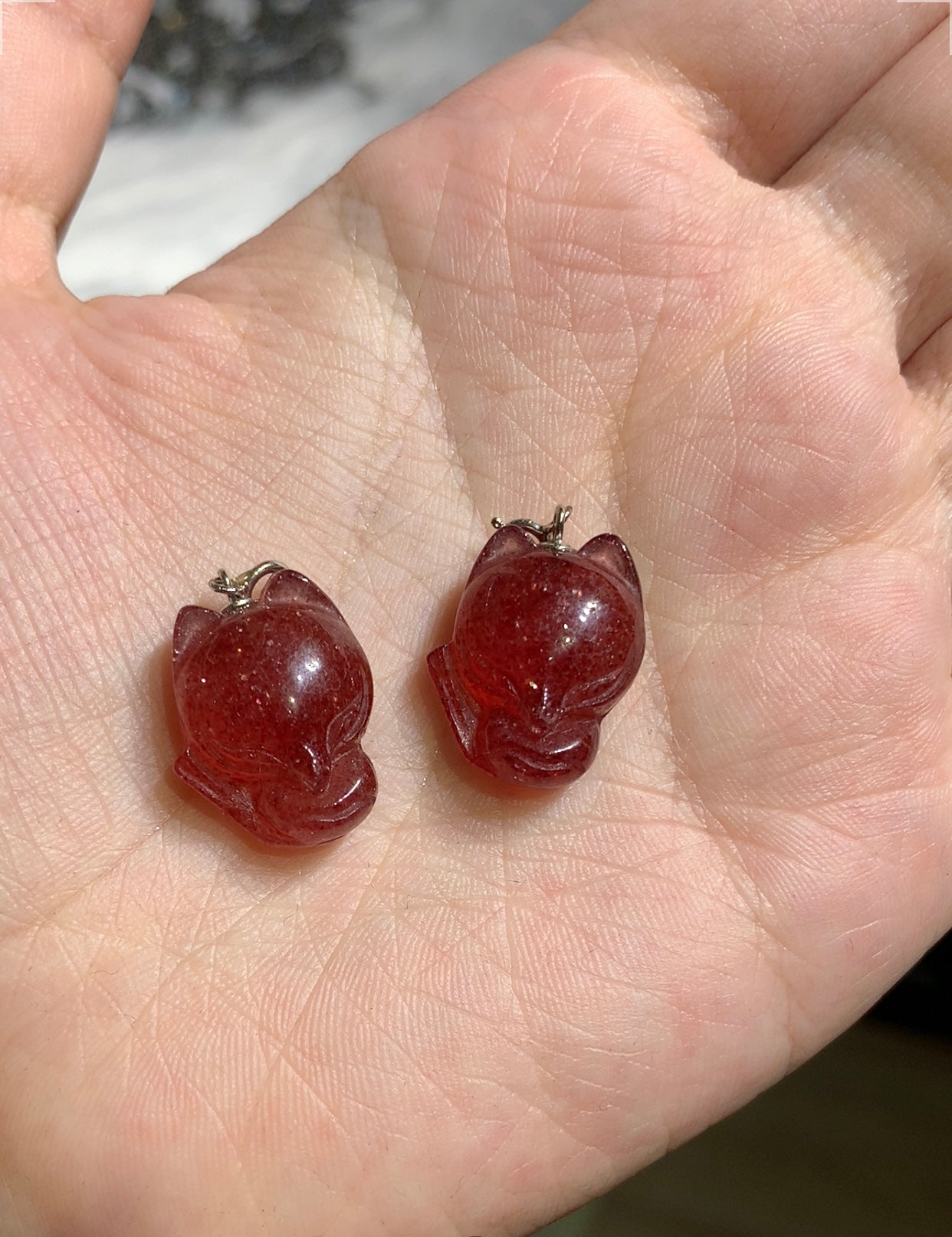Strawberry Crystal Fox
