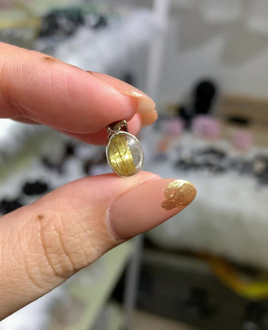 金鈦晶吊墜 #1