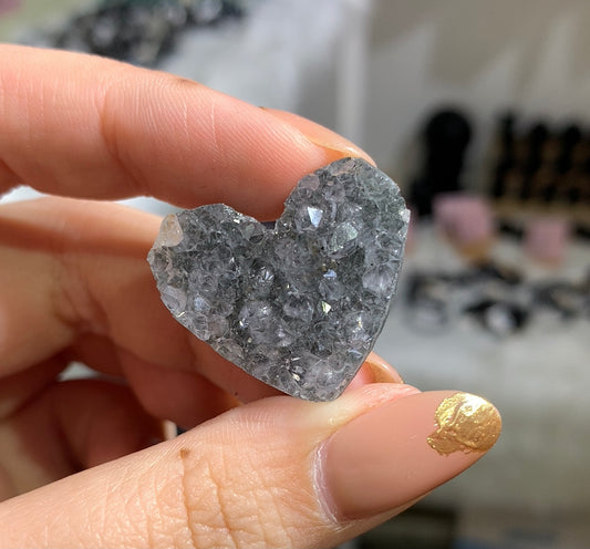 Color Crystal Cluster Heart #21