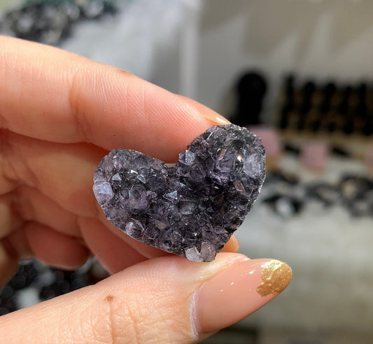 Color Crystal Cluster Heart #32