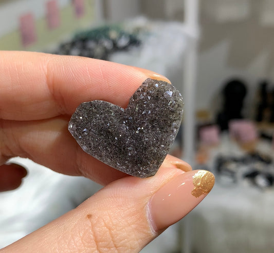 Color Crystal Cluster Heart #33