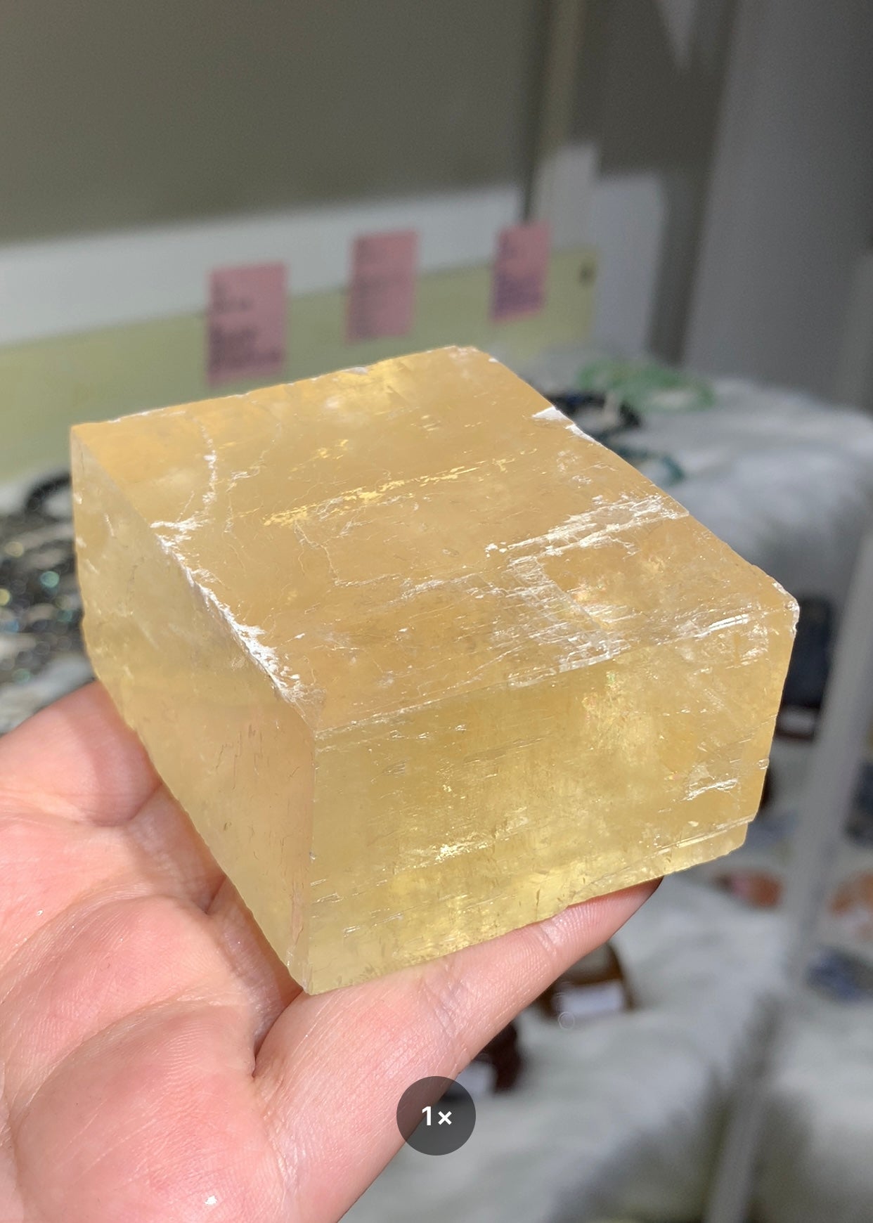 Yellow Calcite Rough #1