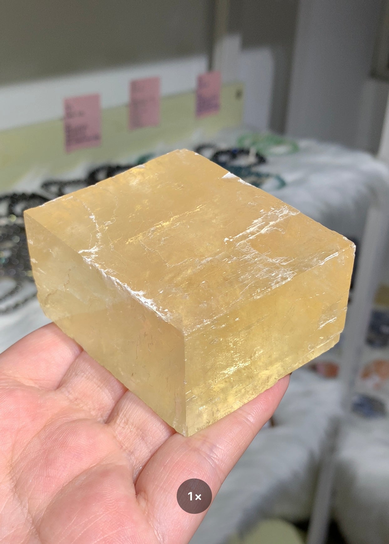 Yellow Calcite Rough #1