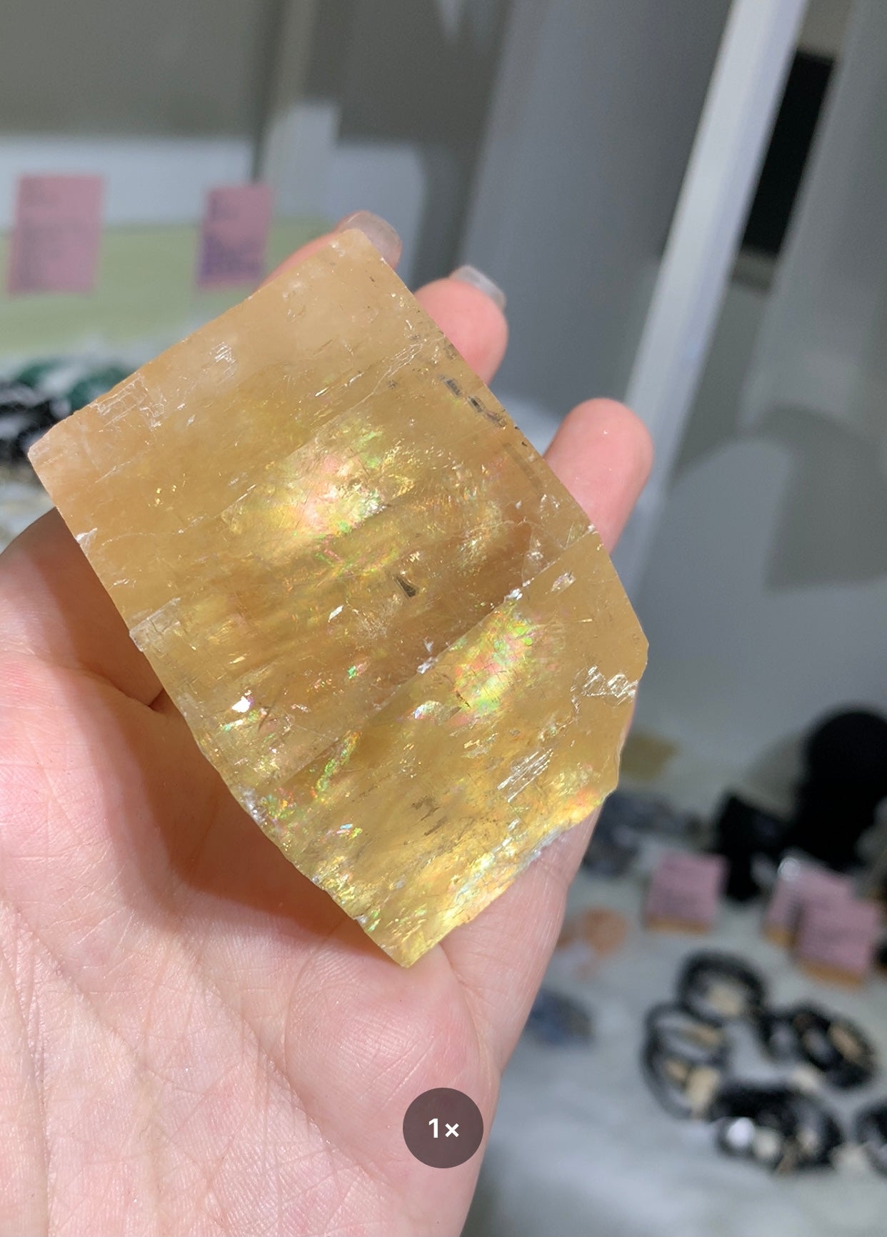 Yellow Calcite Rough #2