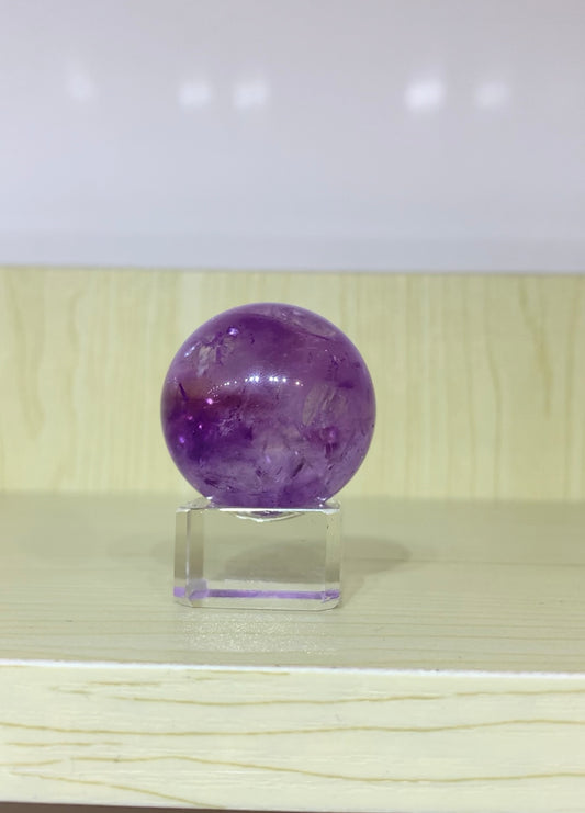 紫水晶波波 (連座)