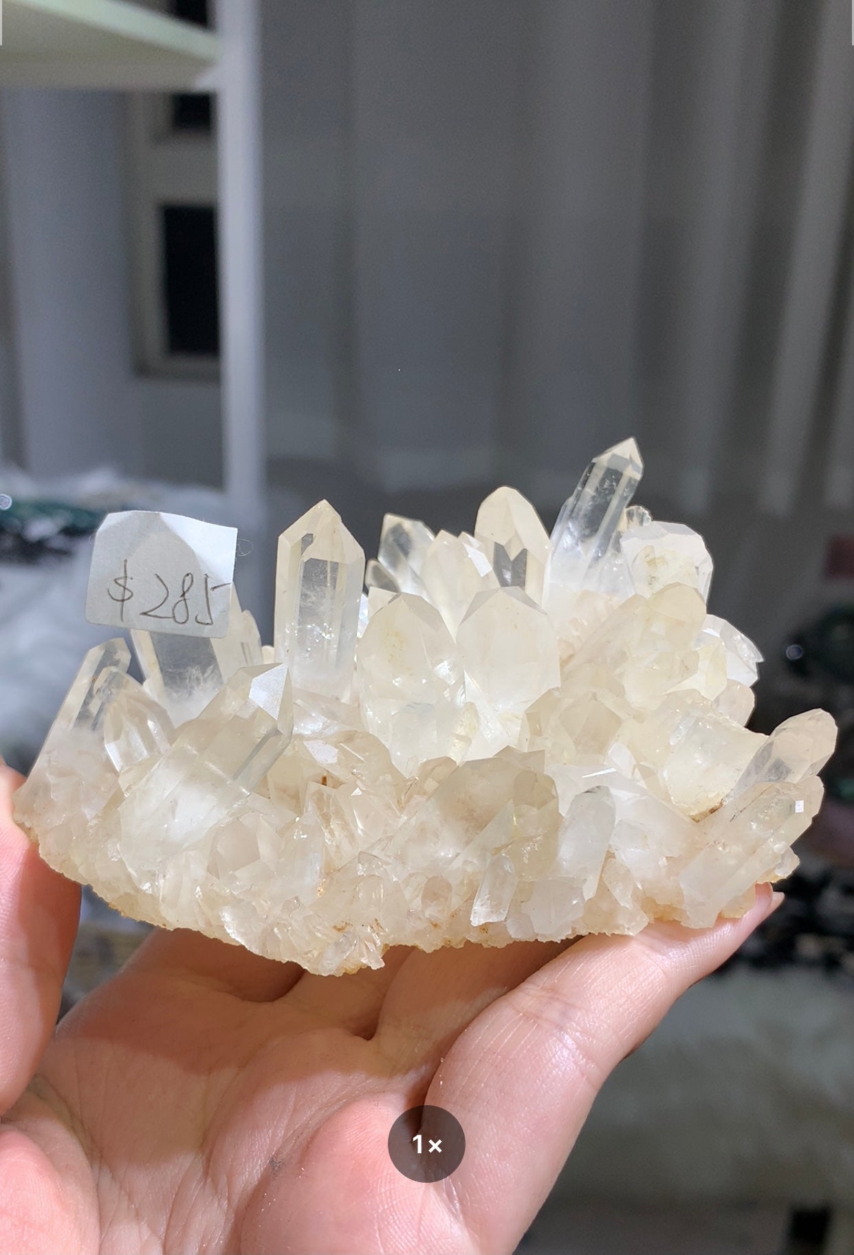 White Crystal Cluster #3