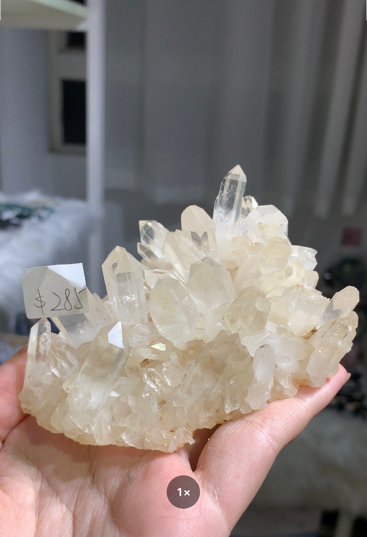 White Crystal Cluster #3