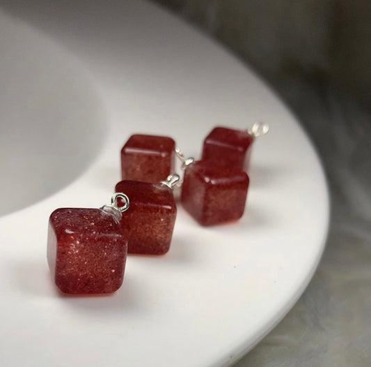 Strawberry Crystal Cubes